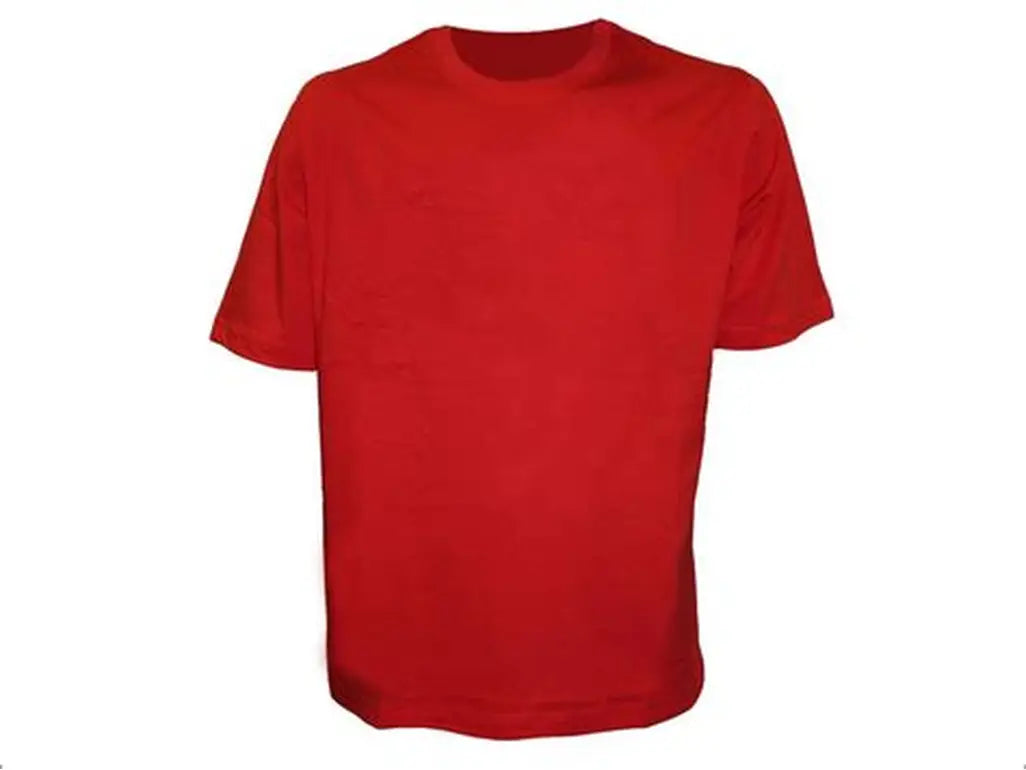 Classic Red Crew Neck T-Shirt