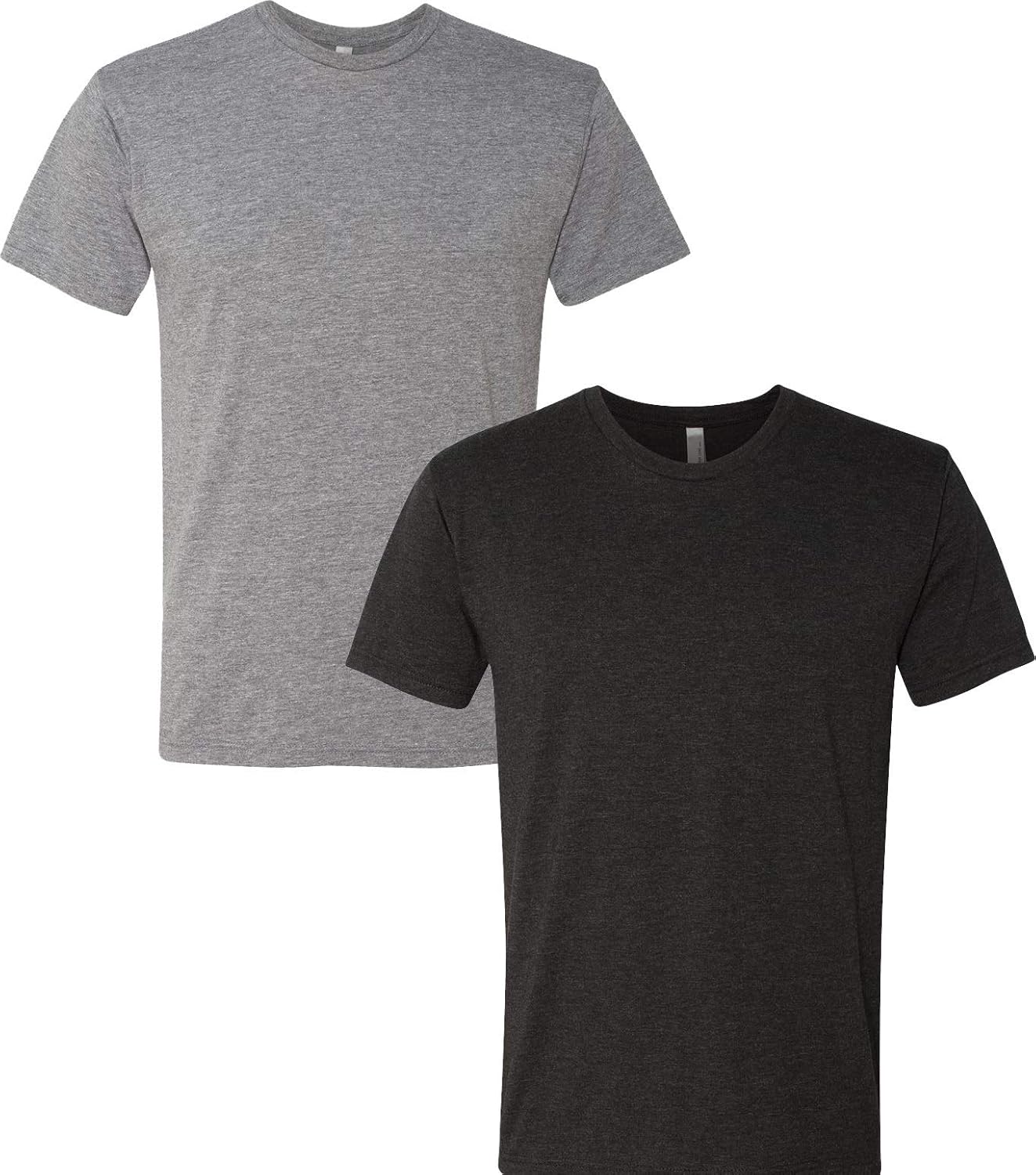 Heathered Crew Neck T-Shirt - 2 Pack