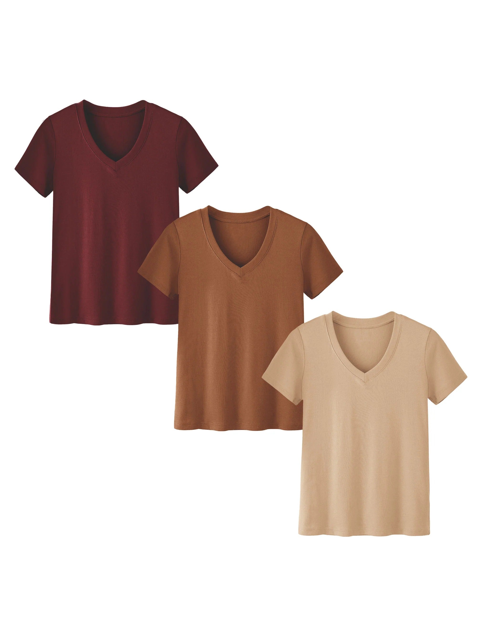 SoftTouch Premium V-Neck T-Shirt – 3 Pack